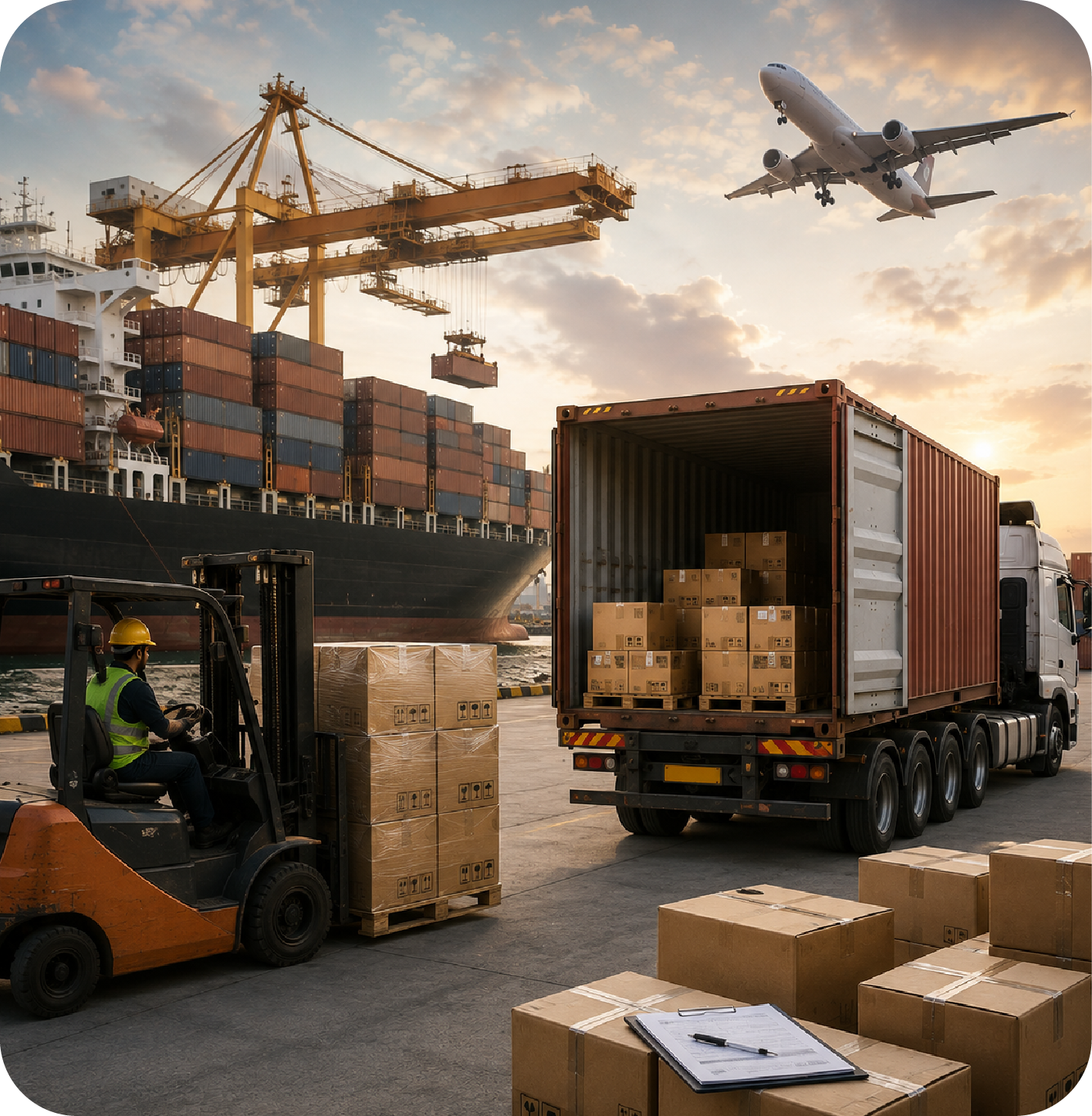 Global logistics and international shipment management