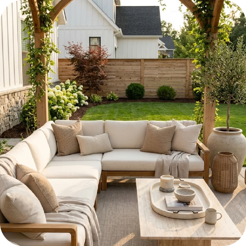Outdoor living product sourcing